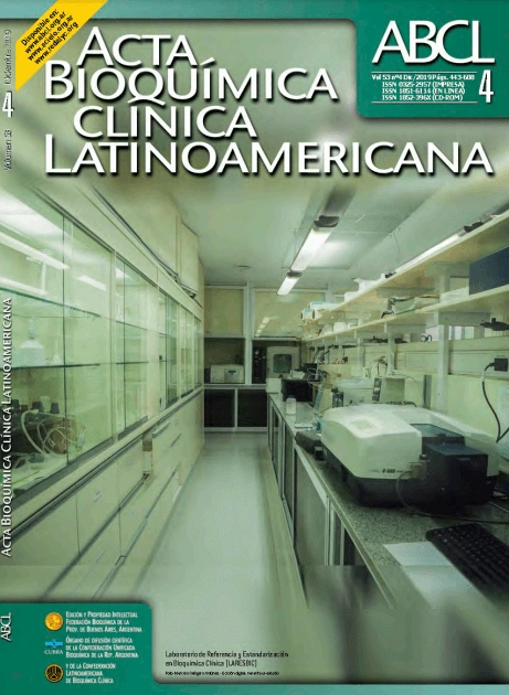 Capa - ACTA Bioquímica Clínica Latino Americana – ABCL