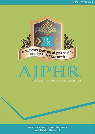 Capa - Amercian Journal of Pharmacy and Health Research