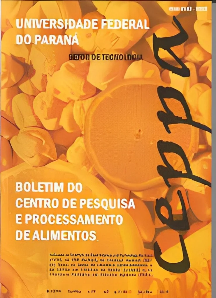 Capa - Boletim do Centro de Pesquisa de Processamento de Alimentos da USP