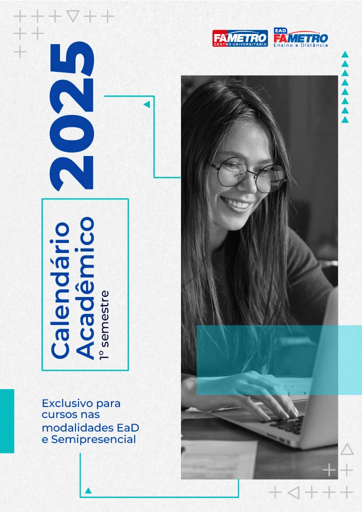 Capa - Calendário Acadêmico 2025 - Online e Semi