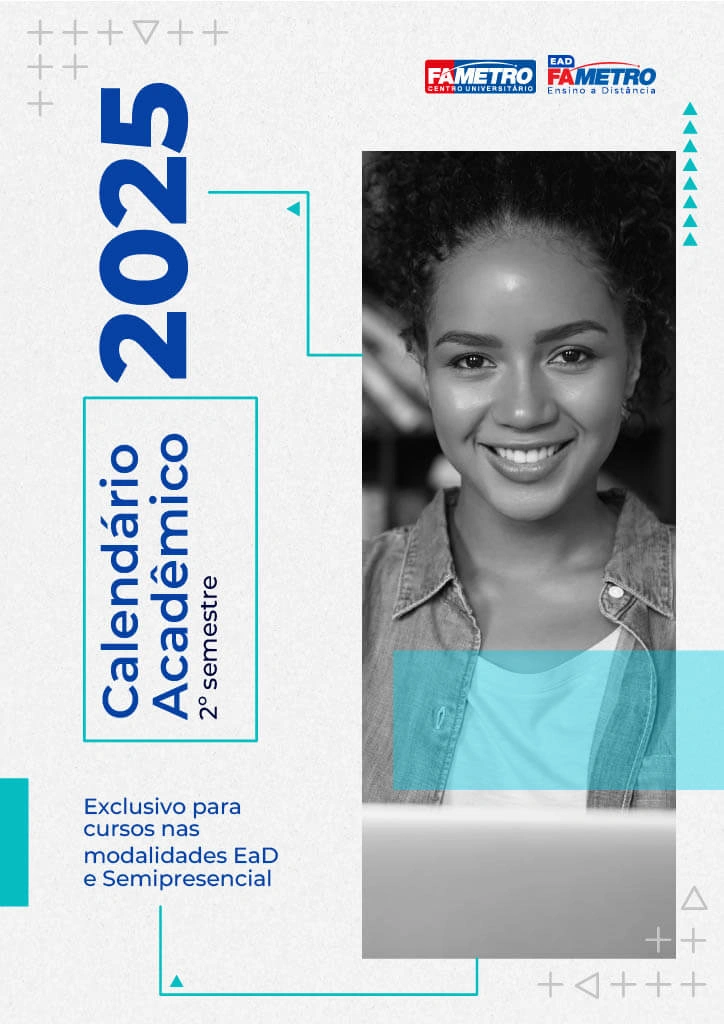 Capa do Calendário Acadêmico - Semi e Online